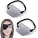  глаз obi одна сторона глаз модный I patch правый глаз цельный затемнение защита маска для глаз 2 шт. комплект левый глаз 2 пункт ( серый )