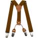 Kids 4 зажим подтяжки 25mm Y type SP86( Brown )