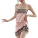  Cami One-piece женский sexy шелк способ атлас салон одежда гонки имеется Night одежда часть магазин надеты ( розовый, Free Size)