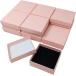  подарочная коробка 12 шт. комплект 9x9x3cm квадратный аксессуары подарок кейс упаковка для упаковка маленький коробка ( розовый, 9x9x3cm)