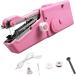  портативный швейная машина маленький размер рука швейная машина compact Mini начинающий шитье ( розовый )