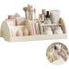  cosme место хранения box макияж косметика уход за кожей лосьон rack case большая вместимость настольный ( крем белый )