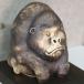  Gorilla произведение искусства керамика . бок .. произведение .. Кагосима интерьер дизайн скульптура сделано в Японии ручная работа искусство обезьяна . животное скульптура животное произведение искусства 