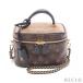  Louis Vuitton LOUIS VUITTONvanitiNV PM монограмма Rebirth ручная сумочка косметичка PVC кожа Brown черный 2WAY M45165 женский б/у 