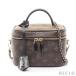  Louis Vuitton LOUIS VUITTONvanitiNV PM монограмма Rebirth ручная сумочка косметичка PVC кожа Brown черный 2WAY M45165 женский б/у 