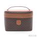  Celine CELINE Trio mf косметичка ручная сумочка PVC кожа темно-коричневый Brown женский б/у 