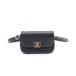 . покупка Chanel CHANEL CHANEL19 сумка-пояс сумка овчина ( кожа ягненка ) оттенок черного [ б/у ]
