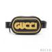 . покупка Gucci GUCCI игра patch Logo ремень сумка сумка "body" сумка-пояс эмаль кожа черный 529428 женский б/у 