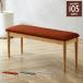  обеденный bench вафля ширина 105cm одиночный товар ткань bench seat 2 местный . длина стул из дерева натуральное дерево Raver дерево Северная Европа натуральный современный Country оплата при получении не возможно 