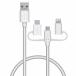 �G���R�� �X�}�z�P�[�u�� USB�P�[�u�� 30cm �ϊ��A�_�v�^�t�L Type-C + Lightning �z���C�g MPA-AMBLCAD03WH ����s��