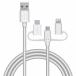 �G���R�� �X�}�z�P�[�u�� USB�P�[�u�� 1.2m �ϊ��A�_�v�^�t�L Type-C + Lightning �z���C�g MPA-AMBLCAD12WH ����s��