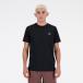  New balance New Balance New Balance Run T-Shirt Running-3A BK M мужской спорт одежда одежда рубашка бег легкая атлетика MT41222