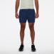  New balance New Balance New Balance Short 5 Inch Brie Running-3A NB темно-синий M мужской спорт одежда одежда шорты бег легкая атлетика 