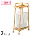 Like-it bamboo прачечная Wagon 2 уровень корзина 1 шт. комплект бамбук производства с роликами ... промежуток место хранения "дышит" LW прачечная гигиенический покупки корзина 