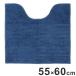  look s туалет коврик 55×60cm прохладный solid темно-синий оплата при получении не возможно 
