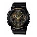 国内正規品 G-SHOCK Gショック GA-100CF-1A9JF カシオ CASIO ジーショック メンズ アナログ ブラック 20気圧防水 無機ガラス 樹脂ベルト