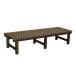  aluminum bench aluminium deck dark brown width 180 depth 60 aluminium deck bench aluminum bench garden bench stylish long chair length chair ANER-1860B payment on delivery un- possible 