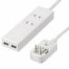 YAZAWA(���U���R�[�|���[�V����) �C�O�p�}���`�ϊ��^�b�v2��USB2�|�[�g HPM6AC2USB2WH