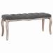 vidaXL bench linen натуральное дерево 110x38x48cm темно-серый мебель bench склад * через . для bench оплата при получении не возможно 