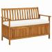 vidaXL сад место хранения bench Akashi a натуральное дерево 120x63x84cm мебель уличный мебель наружный стул уличный bench оплата при получении не возможно 