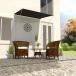 vidaXL складной навес 150x150 cm Anne тигр сиденье Home сад газонная трава сад уличный living окно * дверь для тент / навес оплата при получении не возможно 