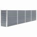 vidaXL сад Rays do bed 320x40x77cm цинк металлизированный сталь производства серый Home сад газонная трава сад садоводство растение в горшке * посадочная машина оплата при получении не возможно 