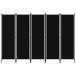 vidaXL перегородка panel 5 листов черный 250x180cm мебель перегородка оплата при получении не возможно 