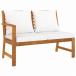 vidaXL сад bench 114.5cm крем подушка имеется Akashi a натуральное дерево мебель уличный мебель наружный стул наружный для комбинация диван комплект оплата при получении не возможно 