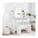 vidaXL заправка стол зеркало имеется белый 96x40x142cm мебель шкаф место хранения умывание * туалетный столик единица .. для косметический стол оплата при получении не возможно 
