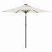 vidaXL сад зонт steel paul (pole) имеется белый 225x225x212 cm Home сад газонная трава сад уличный living наружный для зонт * затеняющий экран, шторки от солнца белый оплата при получении не возможно 