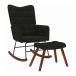 vidaXL кресло-качалка табурет имеется черный bell спальное место мебель стул кресло-качалка оплата при получении не возможно 