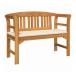 vidaXL роза. bench подушка имеется натуральный 114 x 46 x 82.5 cm solid Akashi a дерево мебель уличный мебель наружный стул уличный bench оплата при получении не возможно 