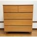  Muji Ryohin дуб материал грудь 4 уровень широкий ширина 83cm высота 83cm одежда место хранения шкаф простой хорошая вещь план Северная Европа стиль высокий грудь 