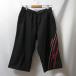  old clothes lady's XL MIZUNO/ Mizuno shorts knee height sport tennis running black 