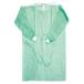 [ unused goods ] oo saki medical I so ration gown knitted sleeve green 10 sheets entering 51056