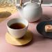 SALIU mountain Sakura tea .( jpy )[ mail service possible 4 piece till ] ( salut u teacup sauce tea .. Coaster tray plate legume plate small plate circle plate circle vessel plate natural tree )