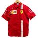 [ прекрасный товар ]PUMA Puma Ferrari SHELL spo nsa- ввод pito Crew рубашка с коротким рукавом M автогонки F1