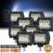  60W LED 饤 8ĥå 30 եåɥ饤 12V-24Vб  ֳ 4 ѷ 6000K ۥ磻