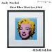 ȥե졼 ǥۥ Andy Warhol Shot Blue Marilyn,1964 42.5x42.5x3.2cm 