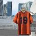 BARBARIAN "NEW JAPAN SIZE SPEC" YSE-22 8oz DIGITS CREW SHORT SLEEVE RUGBY JERSEY Rugger рубашка короткий рукав Canada производства RUST/BURNT ORANGE S-XL бесплатная доставка 