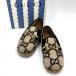 GUCCI( Gucci )GG шерсть шланг bit Kids мутон Loafer боа оттенок бежевого Gold металлические принадлежности сумка для хранения имеется 