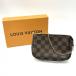 LOUIS VUITTON( Louis Vuitton ) Mini * небольшая сумочка * аксессуары sowa-ru Damier *eben аксессуары сумка Gold металлические принадлежности 