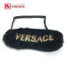 VERSACE Versace Logo spangled fur eye mask polyester black lady's [ used ]