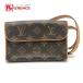 LOUIS VUITTON Louis Vuitton M51855 небольшая сумочка f Rolland чай n портфель ремень сумка сумка-пояс Brown женский [ б/у ]