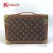 LOUIS VUITTON Louis Vuitton M21828bo ватт *fla темно синий косметичка ящик для косметики бардачок ручная сумочка багажник [ б/у ]