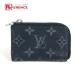 LOUIS VUITTON Louis Vuitton M63536porutomone Jules кошелек кошелек для мелочи . монограмма Eclipse ячейка для монет черный [ б/у ]