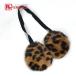 LOUIS VUITTON Louis Vuitton Leopard leopard print Leopard . earmuffs earmuffs la- year warmer earmuffs mink [ used ] beautiful goods 