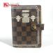 LOUIS VUITTON Louis Vuitton Agenda PM багажник рисунок Logo рисунок органайзер канцелярские товары Damier обложка для записной книжки eben[ б/у ]