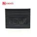 FENDI Fendi 7M0164 Logo футляр для визитных карточек чехол для пропуска футляр для карточек кожа черный мужской [ б/у ] не использовался 