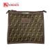 FENDI Fendi Zucca рисунок Flat портфель ручная сумочка Brown женский [ б/у ]
